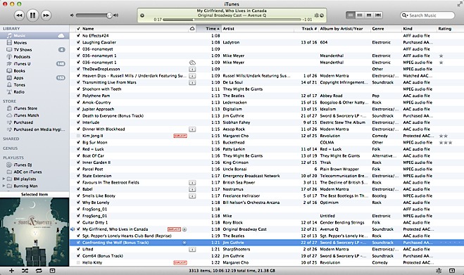 iTunes 10 Layout