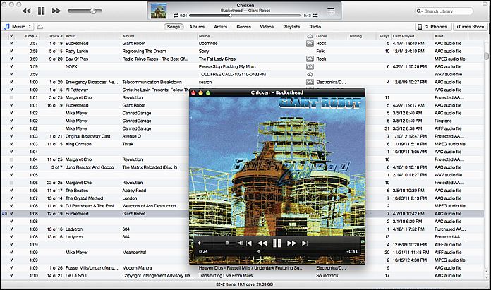 iTunes 11 Layout